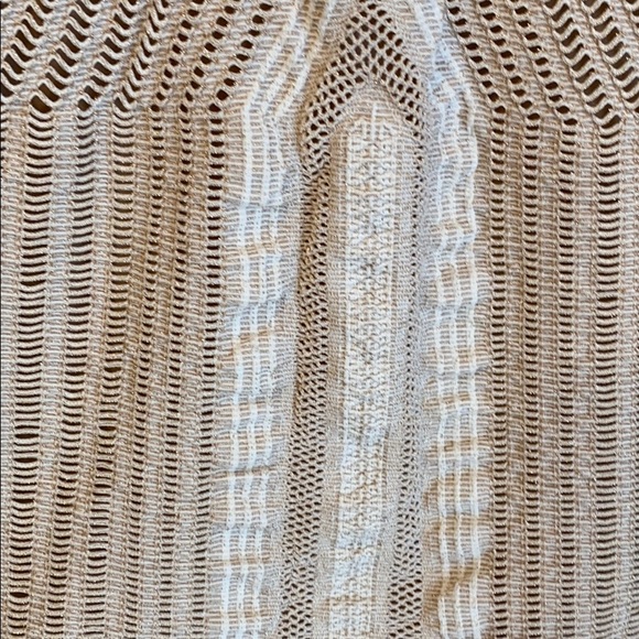 BEBE Bodycon mini dress - Nude with gold threads - Picture 4 of 4